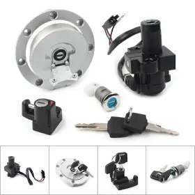 22shopde 332456159743 Ignition Switch Fuel Gas Cap Lock Key Set Fit Honda Cb400 92-98 Cb1 89-91 Vt250