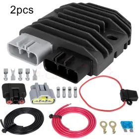 A83669301c A-carparts 2pcs Voltage Regulator Rectifier For Yamaha Grizzly 550/700 2009 210 2011-2014