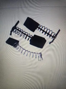 3-brush Accel 32-0233 Brush Set For 52e Generator Harely Davidson Fl 1952-1957 Late 1952