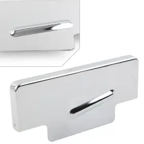 Air Rocket 550744657348 1 Pcs Chrome Motorcycle Battery Top Cover For Harley Fxd Dyna 97-05 Us