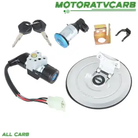 Mot2414150 All-carb Fuel Gas Cap Ignition Switch Seat Lock Key For Honda 2014-2015 Grom 125 Msx125