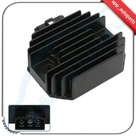 Aap10822101s App Autoparts Regulator Rectifier Fits Yamaha Road Star 1600 Silverado Xv1600at 1999-2003