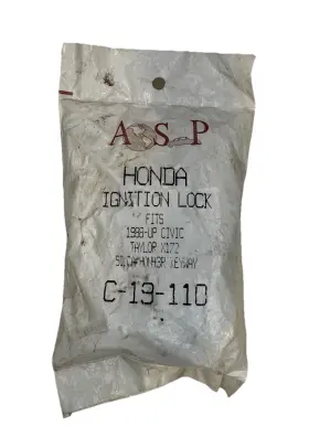 C-19-110 Asp Ignition Lock Cylinder For Honda Oem Replacement Brand New