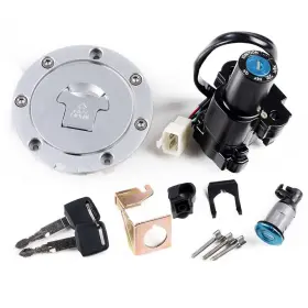 Astradepot 934669119547 For 03-07 Honda Cbr1000rr Cbr600rr Ignition Switch Fuel Gas Cap Seat Lock Key