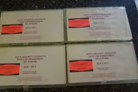 A-00-202 Auto-security Products - Face Cap Assortment 1 2 3 5 Used