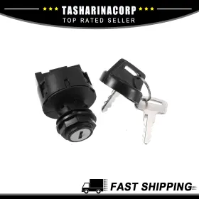 Automall Tech 766549310801 Motorcycles Ignition Key Switch Single Set Custom For Polaris 500-1000cc Atv Utv