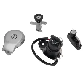 4x7-24602-00 Automoto8 Ignition Key Switch Feul Cap Seat Lock Set For Yamaha Virago Xv 400 1991 - 1994