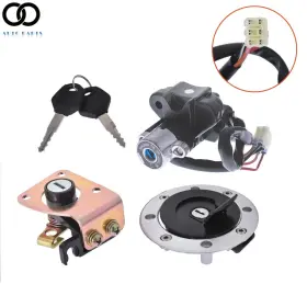 Apo134896 Autoooparts Ignition Switch Seat Gas Cap Lock Key Set Fit For Suzuki 1997-1999 2000 Gsxr600