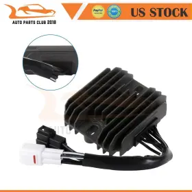Autopartsclub2018 Apc10226601ps Regulator Rectifier Fits Suzuki V-strom Dl650 Gsxr1000 2011 2012 Aluminum Finish