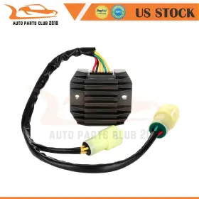 Autopartsclub2018 Apc10235101ps High Quality Regulator Rectifier Assembly Black Finish Fit For Kawasaki 2003 04