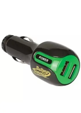 021-0161 Battery Tender - 12v-24v 1amp/2.5 Amp Dual Port Usb Charger