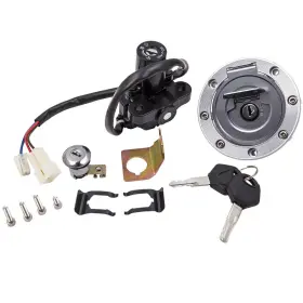 Zryk0s Bfo Fuel Gas Cap And Ignition Switch Seat Lock Set With Key For Yamaha Yzf R1 R6
