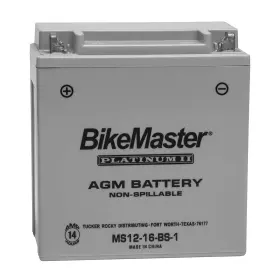 4634-b149846-atv Bikemaster Agm Platinum Ii Battery For 1998-2002 Suzuki Lt-f500f Quadrunner 4x4
