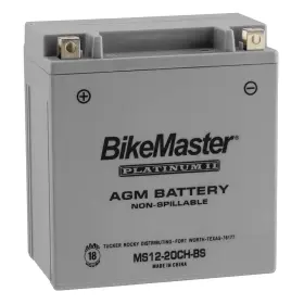 8672-b463922-atv Bikemaster Agm Platinum Ii Battery For 2005-2007 Suzuki Lt-a700x Kingquad 4x4