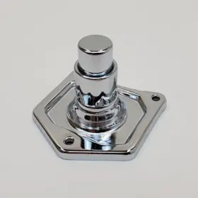 Bpd-17762 Billet Proof Designs Chrome Solenoid Cover And Starter Button For 1989-2017 Harley Big Twin Not 201