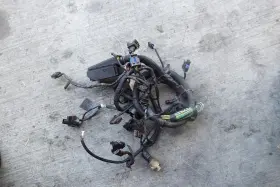 61117704188 Bmw 06-08 K1200 Engine Throttle Bodies Rear Wiring Harness Loom Plugs