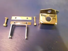 31723-71a Boneyard Cycle Chrome Ignition Coil And Switch Brackets Harley Davidson Xl Sportster 1971-1978