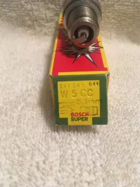 Bosch W5cc Super Cu-electrode Vintage Spark Plug Made In Germany One