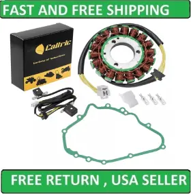 St208a2001 Caltric Stator And Gasket For Kawasaki Ex500 Ninja 500 500r 1994-2009
