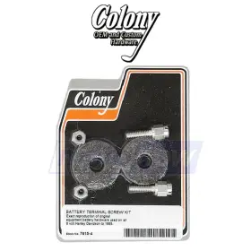 Vqf3 Colony Mn/vqf3 Battery Terminal Kit For 1955-1957 Harley Davidson Flh Hydra-glide - Xx