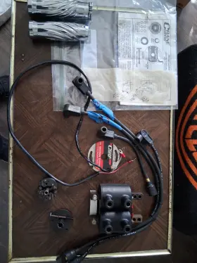 Crane Cams Hi-1/hi-2 Shovelhead Dual Plug Ignition System Kit Complete With Coils/plug Wires