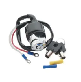 49212 Custom Chrome Harley Ignition Switch 91-93 Dynamodels Except Dyna Wide Glide 2 Keys