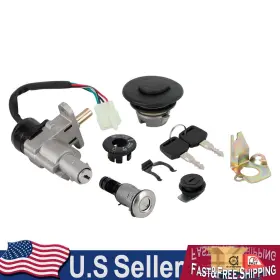 208229a Darupsun Ignition Key Lock Set Fit Gy6 Chinese Scooter 4stroke 50-150cc Peace Znen Jmstar