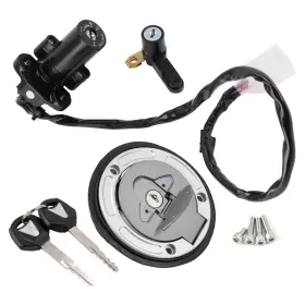 B1x-xh250-00 Darupsun Ignition Key Switch Feul Cap Seat Lock Set For Yamaha Yzf-r3 Mt-03 Abs 2019-2024