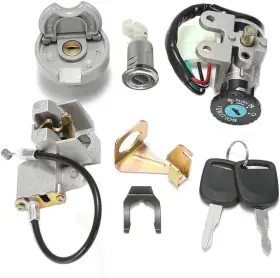 Dfuerdivn Gy6 49 50cc Ignition Switch Key Lock Gas Tank Cap Set