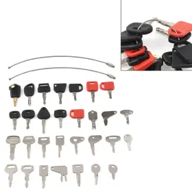Dictorcoltd 211300121207 30 Heavy Equipment Construction Ignition Key Set For John Deere Case