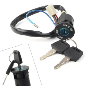 Dictorcoltd 550732799708 4 Wires Ignition Switch Key With Cap Replacement For Chinese Atv 125cc Apollo