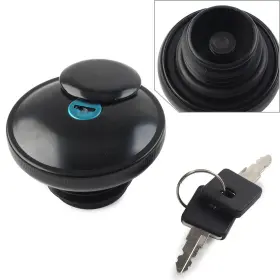 Dictorcoltd 550748615146 Motorcycle Fuel Gas Cap Lock Fit For Harley Sportster 883 1986-2019 Black