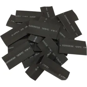 2113-0678 Drag Specialties Heat Shrink Tube For Custom Cable Kit - Black