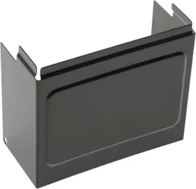 25-0006gb Drag Specialties Battery Cover Raised Black For Agm Sealed Batteries
