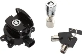 Xf-2-2106-0250 Drag Specialties Side Hinge Ignition Switch With Fork Lock - Black 2106-0250