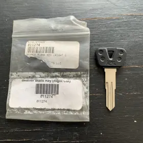 811274 E-ton Nos Oem Scooter Beamer Blank Key Right Cut