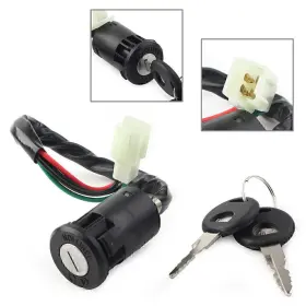 Efmotorshop 550725546890 Motorcycle Security 4 Wires Ignition Switch Lock W 2 Keys Set Fit Honda Cg125