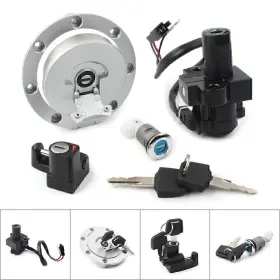 Efmotorshop 612012403115 Ignition Switch Fuel Gas Cap Lock Key Set Fit Honda Cb400 92-98 Cb1 89-91 Vt250