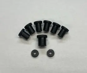 6039-650 Emgo 82-6673/6039-650 Triumph Battery Carrier Oil Tank Side Cover Rubber Kit 1968-70 650 T120 Tr6