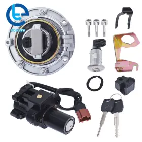 317722 Etecgo Ignition Switch Fuel Gas Cap Seat Lock Key For Honda Cbr 600rr 1000rr 2007-2014