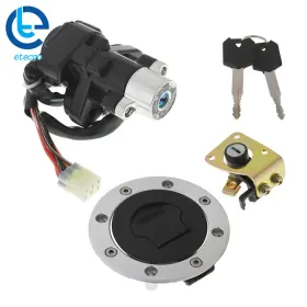 443647 Etecgo New For Suzuki Katana 600 750 Ignition Switch Gas Cap Cover Seat Lock Key