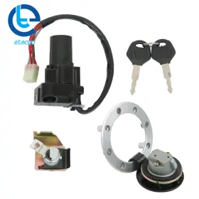 878738 Etecgo For Suzuki Gsxr1300 Hayabusa 1999-2007 Ignition Switch Seat Gas Cap Lock