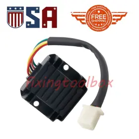 Vr16 Fixingtoolbox 669894286985 Voltage Regulator 5 Wire Rectifier Fits 125 150 200 250cc Gy6 Scooter Moped