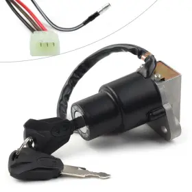 Flashbuyeasy 550724266652 Ignition Switch Fuel Gas Cap Cover Seat Key Lock Fit Yamaha Xt250 Xt550 Xt600 Fl