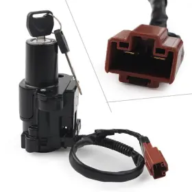 Flashbuyeasyusa 550746473113 Ignition Switch Lock Fuel Gas Cap Key For Honda Cbr600rr 2007-2014 Cbr650f 15-18