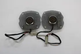 Twfa1002 Focal 2002 Harley Davidson Electra Glide Touring Tweeter Batwing Speaker Grilles
