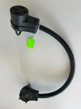 Ip3154r-sb Furrion Ip5431r-sb Pigtail Adapter 30a Rv Connector To 50 Amp 125/250v Like New