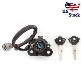 Fx-m02037-yswe-190418-1-5 Fuxing Us Ship Cnc Ignition Switch With 2key For Suzuki Gsxr600/750 2008-2016 5plug&wires