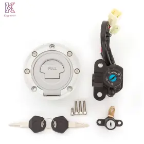 Fx-m02038-yswe-201123-m-3 Fuxing Cnc For Yamaha Yzf R6 2003-05 Mt09 2013-16 Ignition Switch Gas Cap Lock Keysset