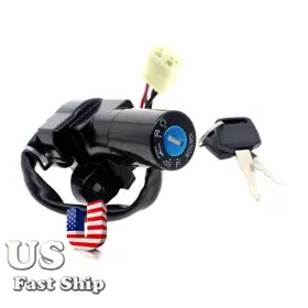 Fx-dhs-031-rzm1j-240305-1 Fxcnc For Gsx1100g M/n/p/r Shaft 1991-1994 Ignition Switch Lock Key With 4wires&plugs